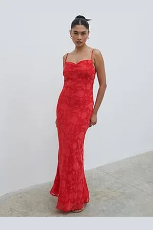 Pretty Lavish Eden Jacquard Maxi Dress