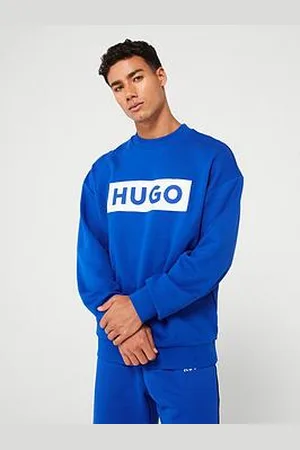 HUGO BOSS Blue Niero Crew Sweat-Bright Blue