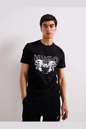HUGO BOSS Durro Hyena Sketch Logo T-Shirt
