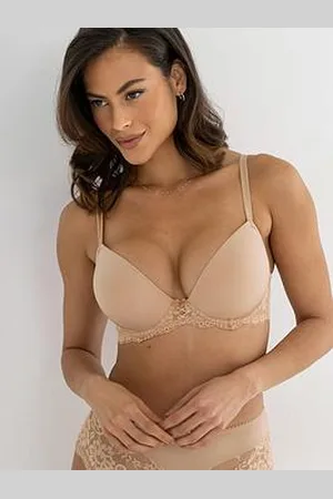 Pour Moi Fleur Padded Push-Up Plunge T-Shirt Bra