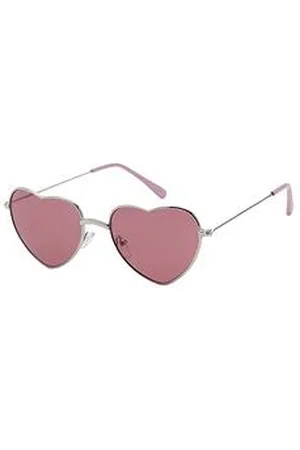 MANGO Girls Heart Aviator Sunglasses