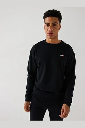 HUGO BOSS Alexandria Heart Left Chest Logo Crew Loungewear Sweat