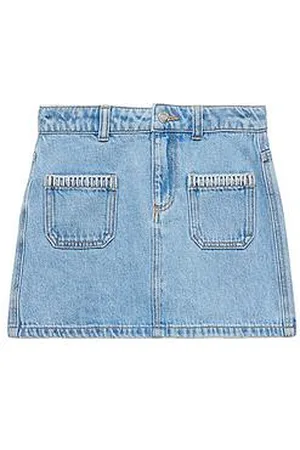 MANGO Girls Bruna Co-Ord Denim Skirt