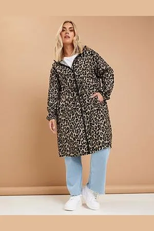 Yours Curve Leopard Print Parka