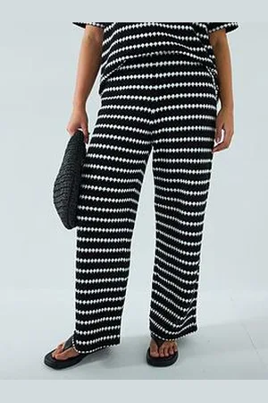 Very Crochet Stripe Trouser Co-Ord