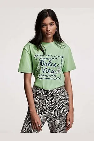 mint&berry Zebra Print Capri Trousers