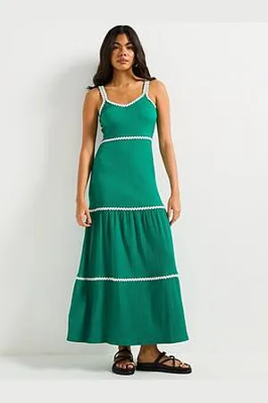 Very Rik Rak Tiered Maxi Dress
