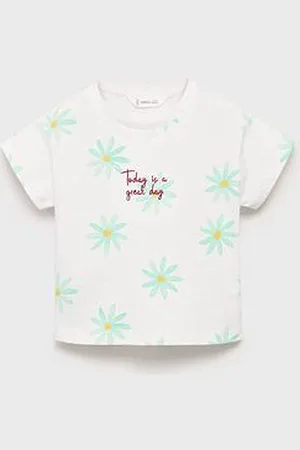 MANGO Younger Girls Great Day Short Sleeve Tshirt