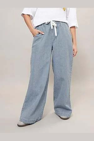 PixieGirl Stripe Wide Leg Jean