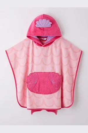 Very Girls Mermaid Towelling Poncho