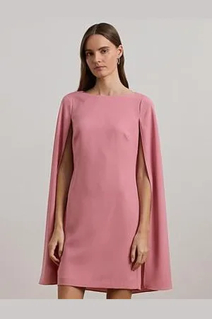 Ralph Lauren Petra Cape Cocktail Dress