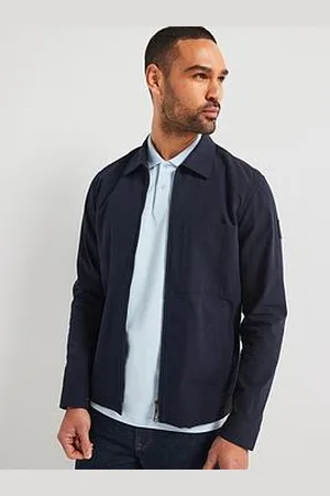 Belstaff Channel Seersucker Zip Through Overshirt