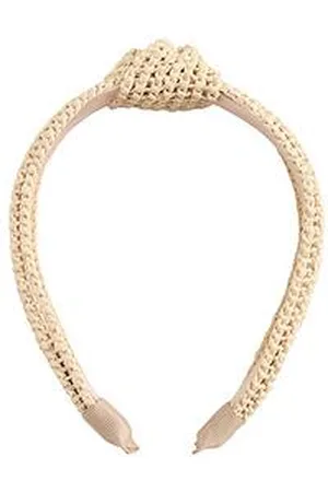 MANGO Girls Rafia Knot Headband