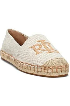 Ralph Lauren Cameryn Cross Dyed Espadrille - Natural