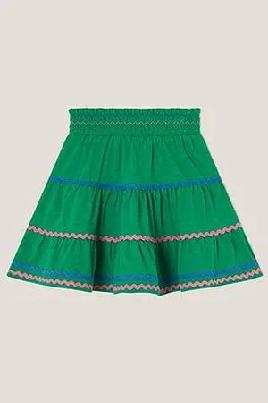 Monsoon Girls Ric-Rac Tiered Skirt