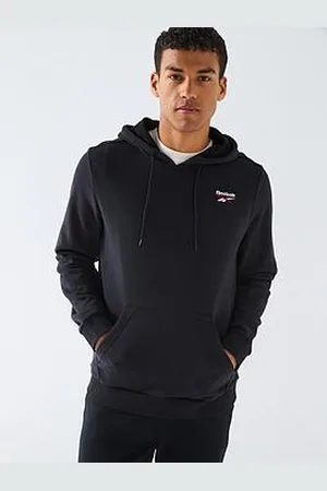 Reebok Mens Identity Small Logo Full Zip Hoodie