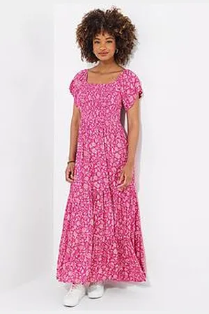 Joe Browns Petite Orla Shirred Bodice Maxi Dress