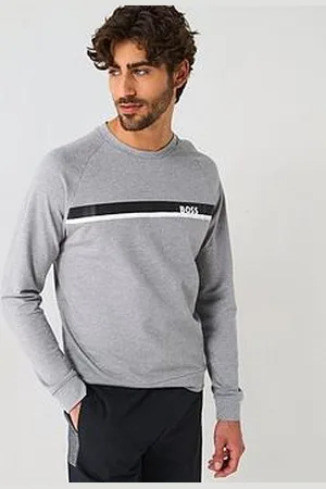 HUGO BOSS Authentic Loungewear Sweatshirt-Grey
