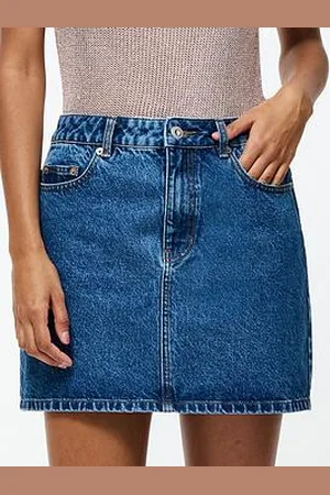 French Connection Cotton Stretch Denim Mini Skirt