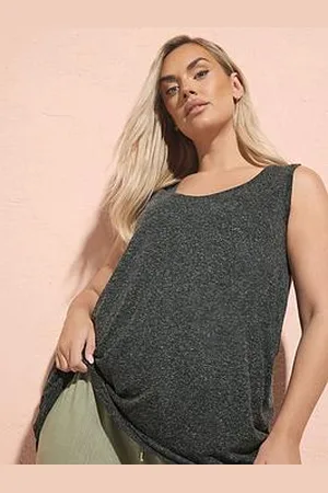 Yours Curve Linen Look Vest