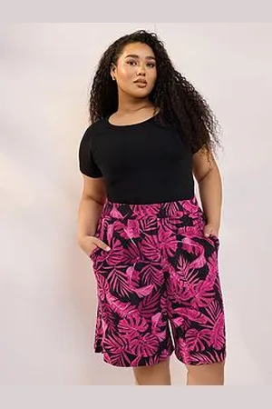 Yours Curve Jersey Short