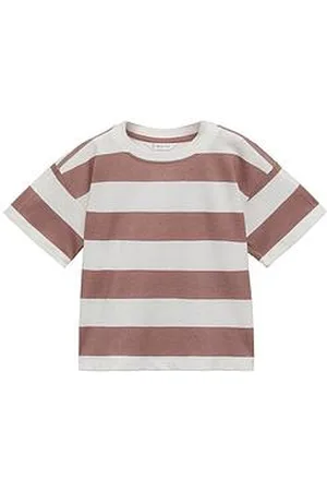 MANGO Younger Boys Stripe Short Sleeve Tshirt