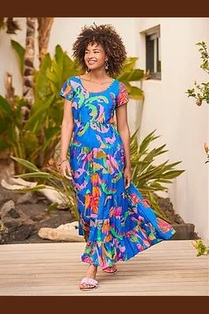 Joe Browns Petite Sensational Summer Crinkle Cotton Dress