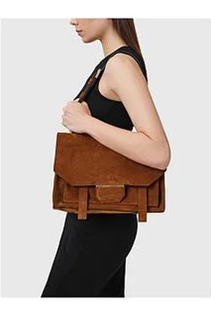 AllSaints Ursa Suede Satchel