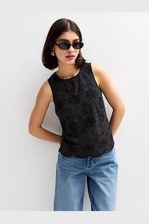 New Look Embroidered Vest Top