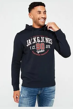 JACK & JONES Authentic Denim Goods Logo Hoodie