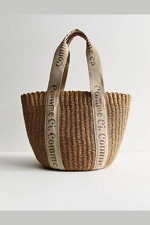 New Look Woven Basket Tote Bag