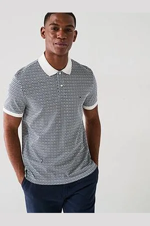 Tommy Hilfiger Regular Fit Interlock All Over Print Polo Shirt - /Multi