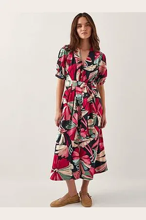 Monsoon Jemima Print Shirt Dress