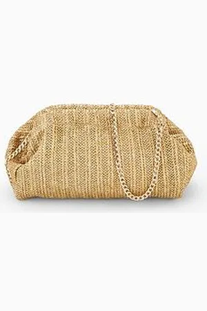 South Beach Metallic Dumpling Clutch