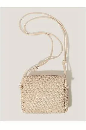 Monsoon Piper Plaited Cross Body - Neutral