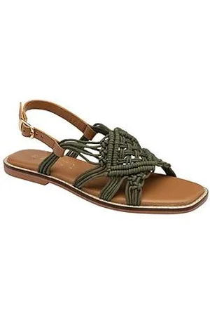 Ravel Elrig Flat Sandals - Olive