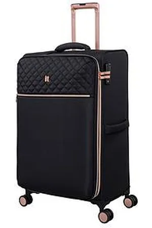 IT Luggage Divinity Black Medium Suitcase With Tsa Lock
