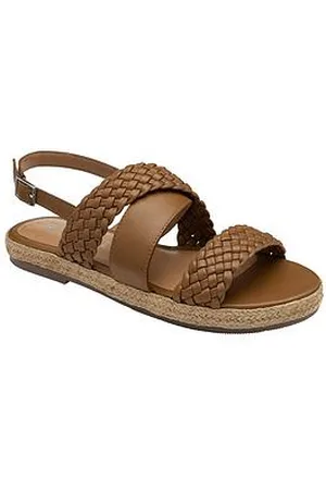 Ravel Parton Flat Sandals - Tan