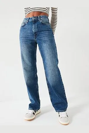 Very Short High Waist Wide Jeans