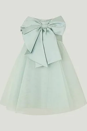 Monsoon Baby Girls Bonnie Bow Dress