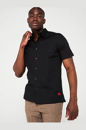 HUGO BOSS Ebor Relaxed Fit Short Sleeve Shirt