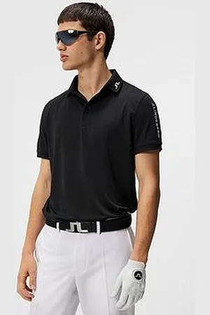 J Lindeberg Mens Golf Tour Tech Reg Fit Polo