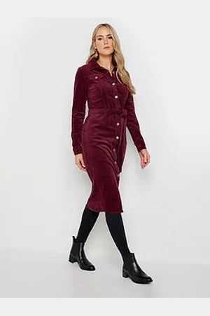 Long Tall Sally Tall Fitted Cord Dress