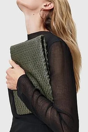 AllSaints Bettina Snake Clutch