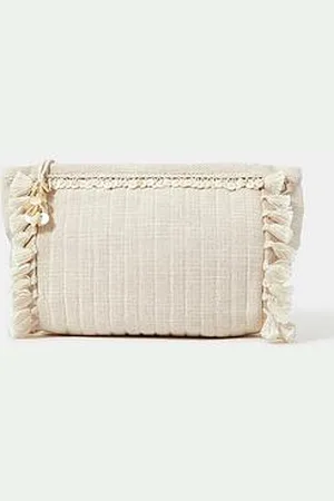 Accessorize Shell Make Up Bag - Ivory