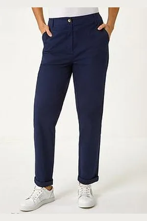 Roman Plain Cotton Chino Trousers