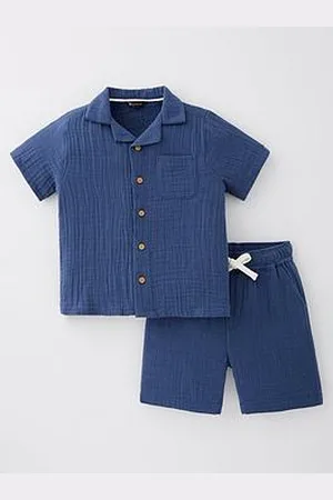 Very Boys Double Gauze Shirt And Short Set