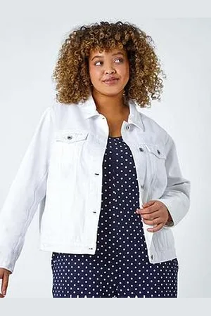 Roman Curve Mid Wash Denim Jacket