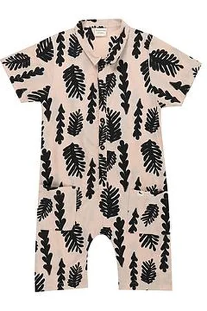 TURTLEDOVE Kids Seaweed Shortie Overalls