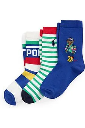 Ralph Lauren Kids 3 Pack Socks